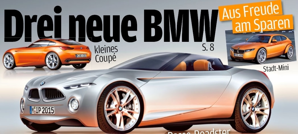 BMW Z2 Vision Concept rendering