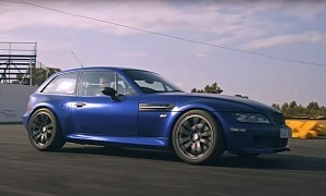 BMW Z3 M Coupe Hides Turbo 2JZ Supra Engine Under Its Iconic Hood, Can Drift