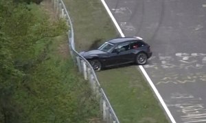 BMW Z3 M Crashes on the Nurburgring on Tourist Track Day