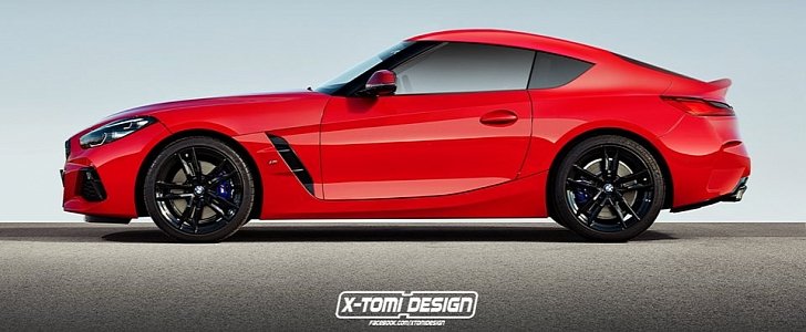 BMW Z4 Coupe Rendering Is Toyota Supra Mashup