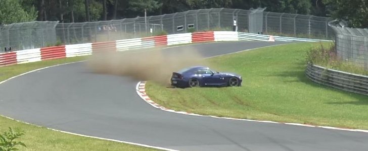 Nurburgring Crash Recovery in Reverse Gear