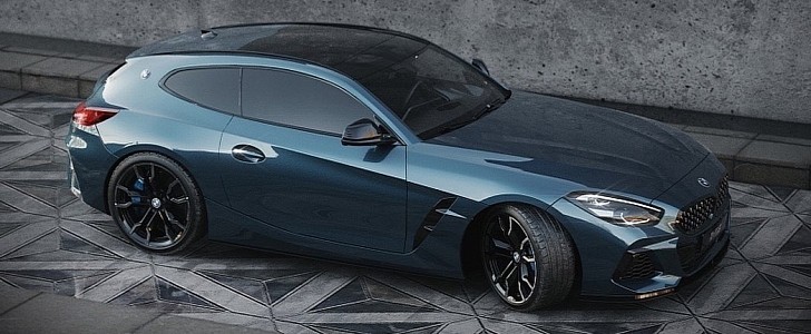 BMW Z4 M Shooting Brake Rendering Shows Alternative German Supra Styling