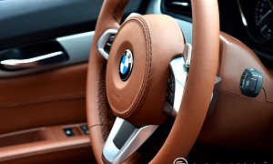 BMW Z4 Milk Chocolate Custom Leather Interior
