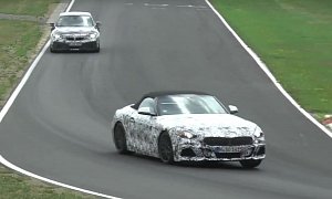 BMW Z4 Plays With M2 Around the Nurburgring