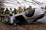 BMW Z8 Crash Ends with Car on Its Roof