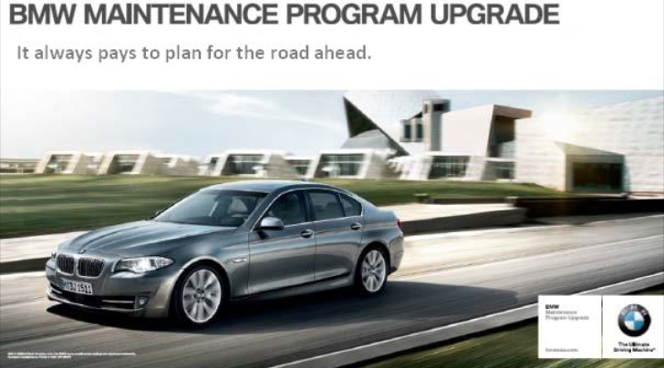 BMW Ultimate Maintenance Program