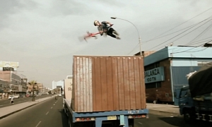 BMX Ramp Riding on a Moving Trailer with Daniel Dhers