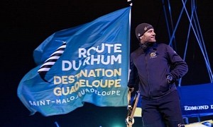 Boat in Fastest Class Crosses the Finish Line of Route Du Rhum in Record Time