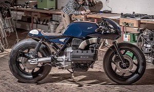 Boes.ch 100 Is a Modified BMW K100 Fit for a Sailor, Has Wooden Panels