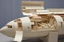 Boeing 777 Skillfully Recreated from Paper in 1/60 Scale