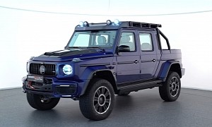 Bold and Blue Mercedes-AMG G 63 Truck: the Brabus 800 Adventure XLP