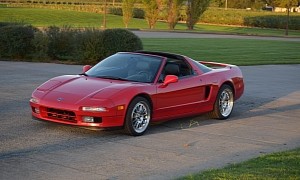 Bold Formula Red 41k-Mile 1997 Acura NSX-T Will Gladly Show an Icon's Worth