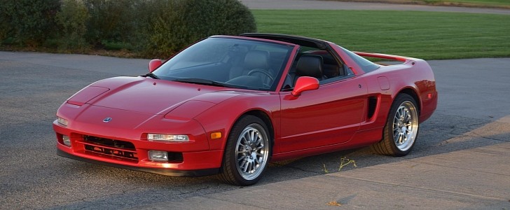 Formula Red 41k-Mile 1997 Acura NSX-T for sale on Bring a Trailer