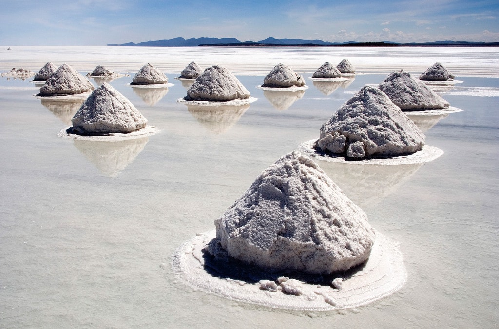 Salar de Uyuni, the home of lithium carbonate