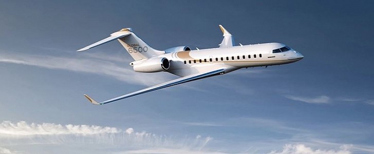 One Bombardier Global 6500 private jet tied to Russian oligarch has been impounded in the UK 