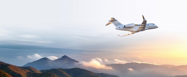 The Challenger 3500 won the prestigious Red Dot Award for its innovative cabin