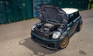 Bonkers V8-Powered RWD MINI Cooper S Gets Finished Just in Time for Goodwood FoS