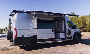 Boondocker 3.0 by Vanlife Outfitters Is a Practical Kitchen-Centric Camper Van Conversion