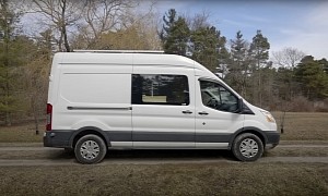 Boots Camper Van Is a Creative DIY Project, Has a Large Kitchen and a Bedroom/Office Area