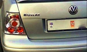 Borat Drives a Volkswagen TSI