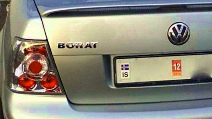 Borat's car