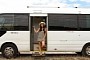 “Boring” Minibus Becomes a Couple’s Lovely Tiny Home Powered Only by Solar Energy