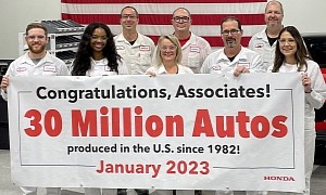 Born in the USA: Honda Has Made 30 Million Vehicles in Our Country So Far