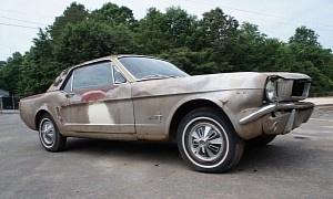 Born to Be Upgraded: C-Code 1966 Mustang Receives 4-Barrel Muscle, Ends Up Abandoned
