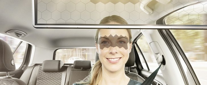 The Virtual Visor from Bosch replaces the old sun visor