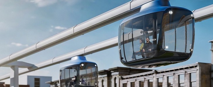 Bosch Gives Us Elevated Cable Cars as the Worlds Next Mobility Solution
