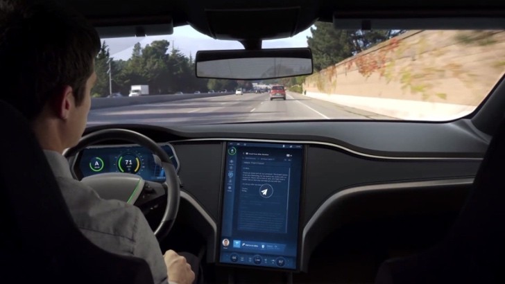 Bosch Tesla Model S Autonomous