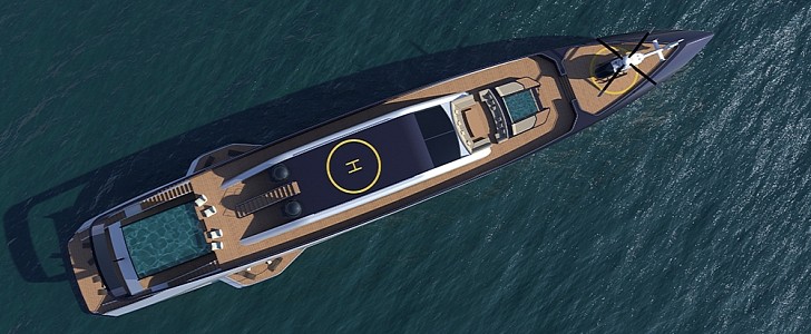 Boss superyacht concept goes heavy on luxe amenities, light on details