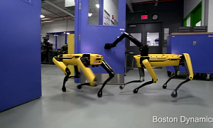 Boston Dynamics' Creepy Robot "Dog" Can Open Doors