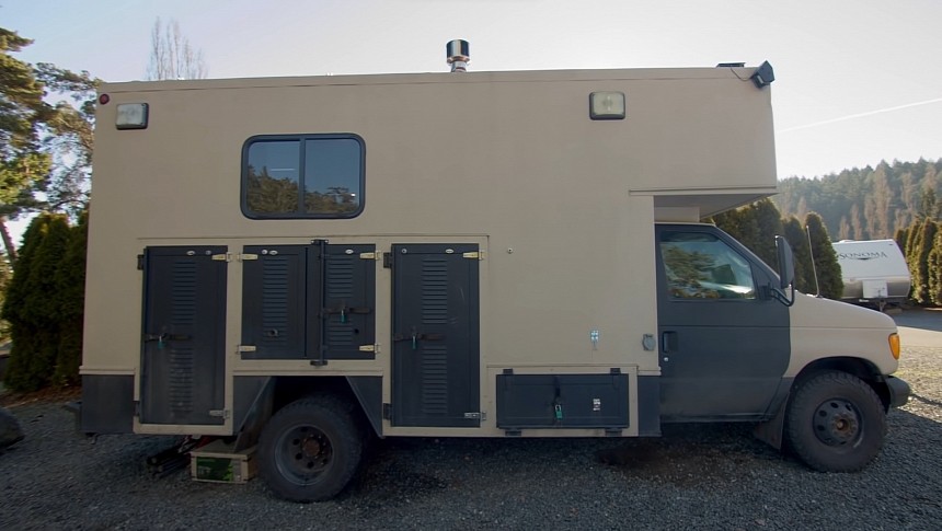 Box Truck Becomes a Modern Apartment on Wheels, Features a Solar-Powered Gaming Setup