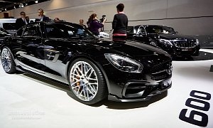 Brabus 600 Mercedes-AMG GT S Is Faster than the Bentayga in Frankfurt 2015
