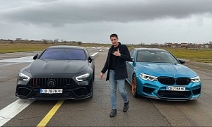 Brabus 700 Mercedes-AMG GT 63 S Drag Races BMW M5 Competition, They’re Pretty Close