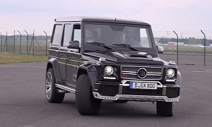 Brabus G 800 Demolishes Its Opponents on the Drag Strip While Sounding Great