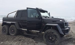 Brabus G63 AMG 6x6 Surfs Sand Dunes in Chile – Photo Gallery