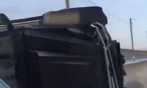 Brabus G63 AMG 6x6 Rolls Over in Memorable Russian Crash