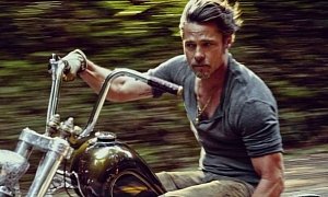 Brad Pitt Brings His BMW Bike to 50,000-Strong George Floyd Protest in LA