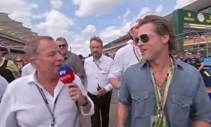 Brad Pitt, Who’s Making an F1 Movie, Snubbed F1 Legend Martin Brundle at U.S. Grand Prix