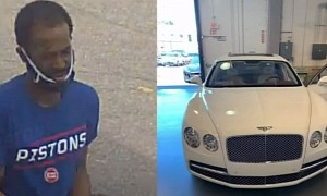 Brand New Bentley Flying Spur Attracts Thief With Good Taste, Very Little Skill