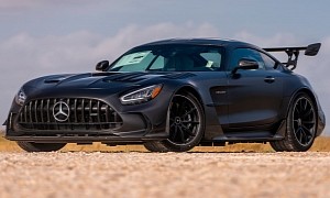 Brand-New Mercedes-AMG GT Black Series Heading to Monterey to Find Itself a New Home