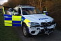 Brand New Police BMW X5 Rammed by Reckless Driver