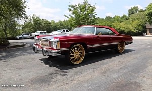Brandywine 1974 Chevy Caprice Vert on Gold 26s Needs Supercharged LT4 Pampering