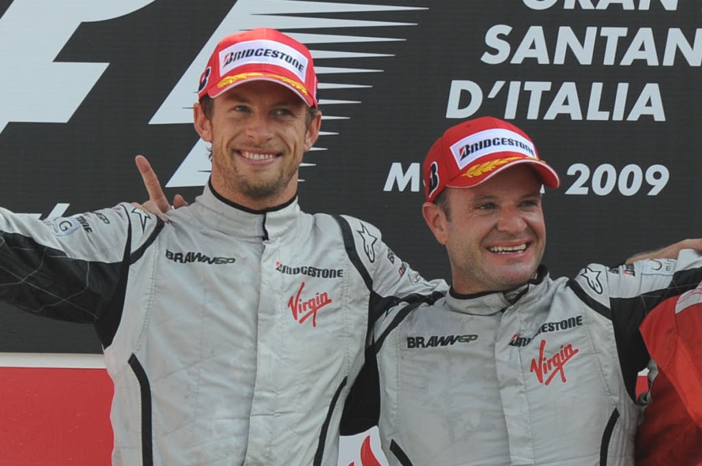 Rubens Barrichello and Jenson Button