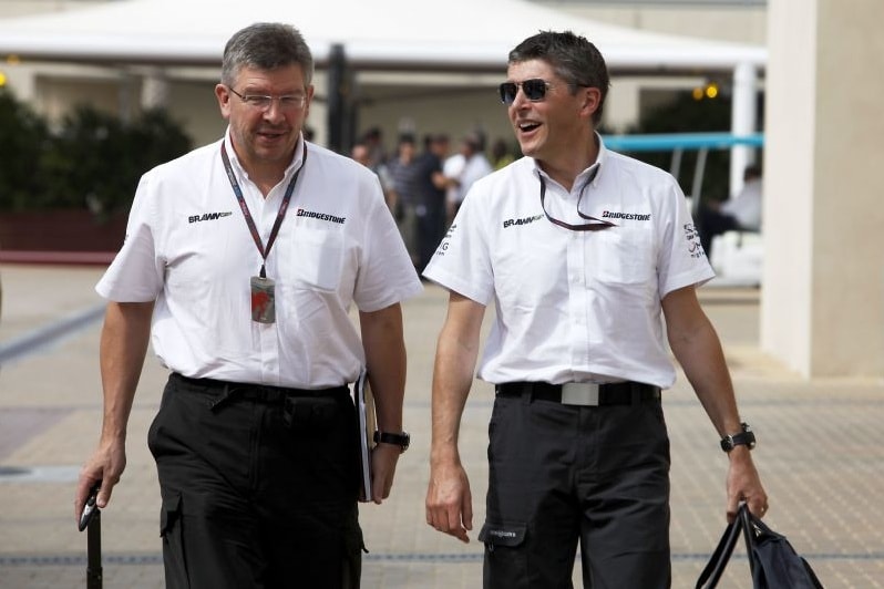 Ross Brawn and Nick Fry