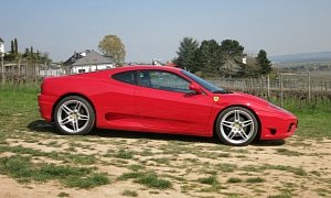 Ferrari 360 Modena F1 Once Owned by Football Player Ronaldo Is Listed for Sale