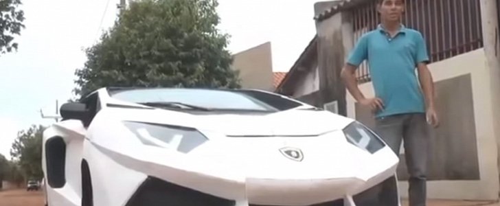 Man, 28, transforms 2002 Fiat Uno into a Lamborghini Aventador replica