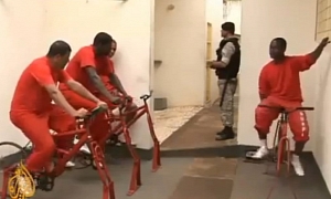 Brazillian Inmates Pedal for Electricity and Sentence Reduction